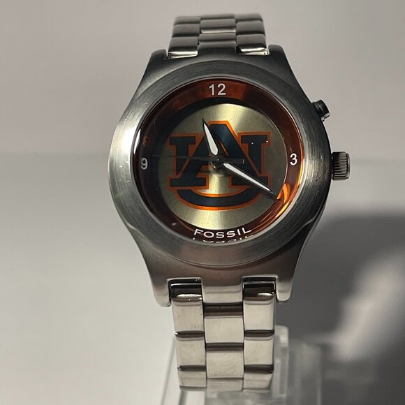 Auburn Tigers NCAA Stainless-Steel Kaleido Watch by Fossil NEW (RARE)